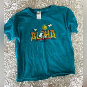 Hawaii Snoopy vacation kids shirt size small
